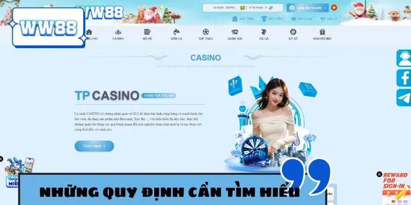 Những quy định cần tìm hiểu trước khi tham gia WW88
